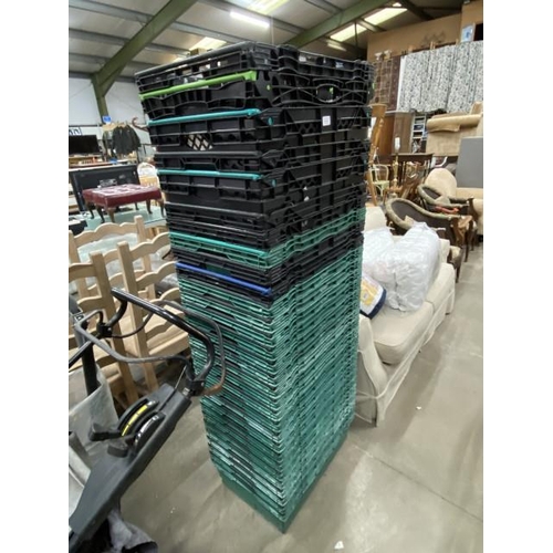 109 - 30 stacking crates 18H 60W 40D