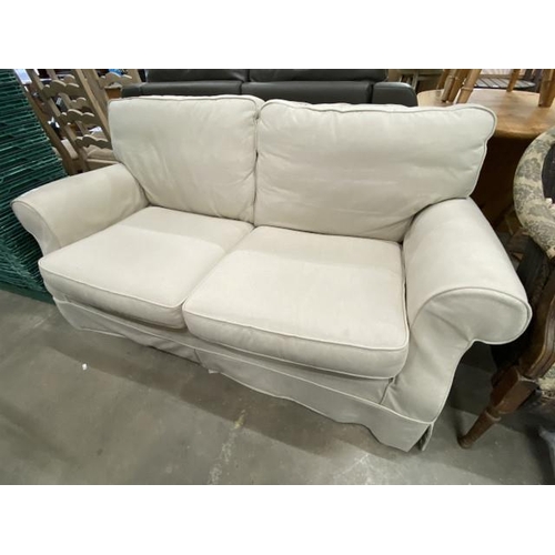 110 - Cream linen settee 170W