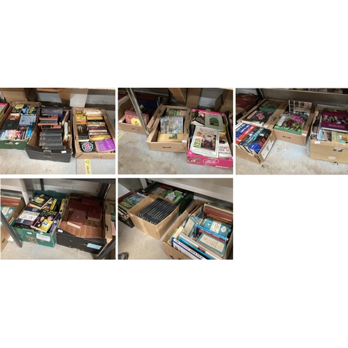 409 - 16 boxes of books inc. Winston Churchill 'The Second World War' volumes I-VI, The Fine Art Scott 'Li... 