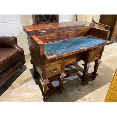 127 - Antique Dutch walnut Secretaire 80H 95W 58D