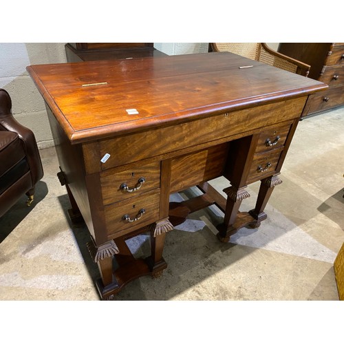 127 - Antique Dutch walnut Secretaire 80H 95W 58D