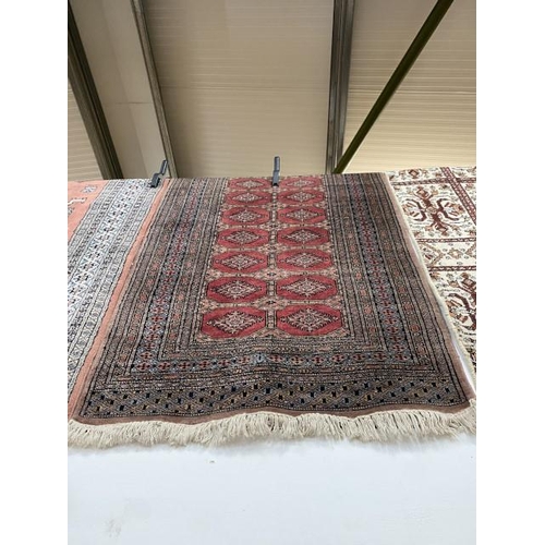 179 - Hand knotted Afghan rug 160 x 95cm