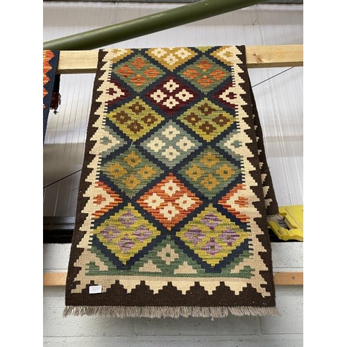 18 - Maimana Kilim Runner 196cm x 67cm