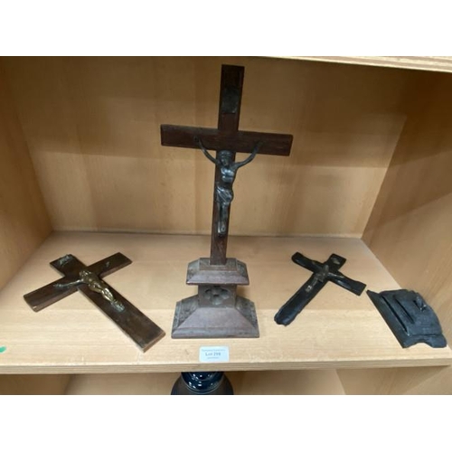 295 - 3 crucifixes (one as found)