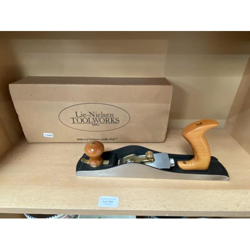 298 - Boxed Lie-Nielsen Toolworks Inc. low angle jack plane L-N 62 NEW