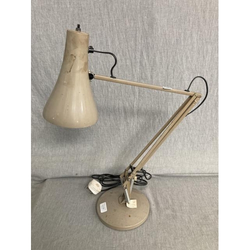 355 - Vintage beige angle poise desk lamp