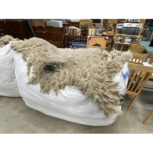 500 - Approximately 40 Swaledale sheep fleeces