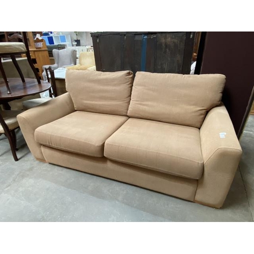 76 - Odeon Furniture Company beige settee 190W