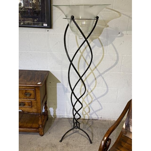 84 - Italian modernist candle stand 150H