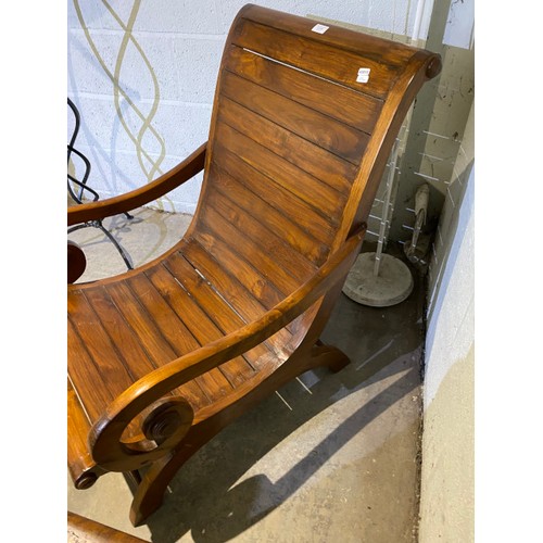 83 - Indonesian teak chair 65W