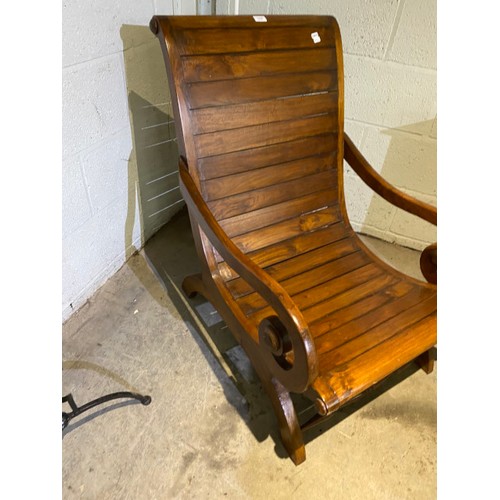 83 - Indonesian teak chair 65W