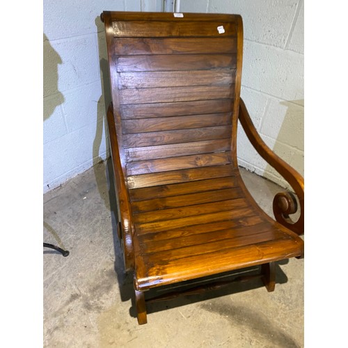 83 - Indonesian teak chair 65W