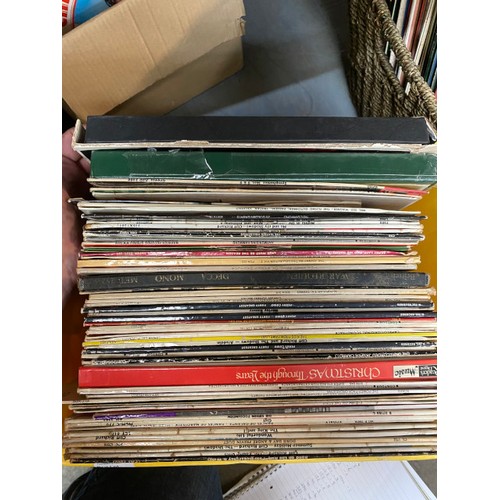 453 - 7 boxes of LP's inc. Elvis, Johnny Cash, Max Bygraves, Demis Roussos, Cliff Richard etc.