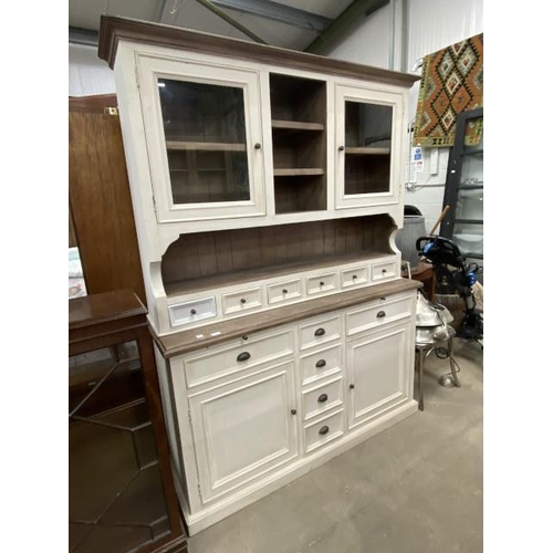 139 - ‘Reclaimed Sustainable Furniture’ Cornwall buffet with hutch 206H 155W 45D purchased from Barker & S... 