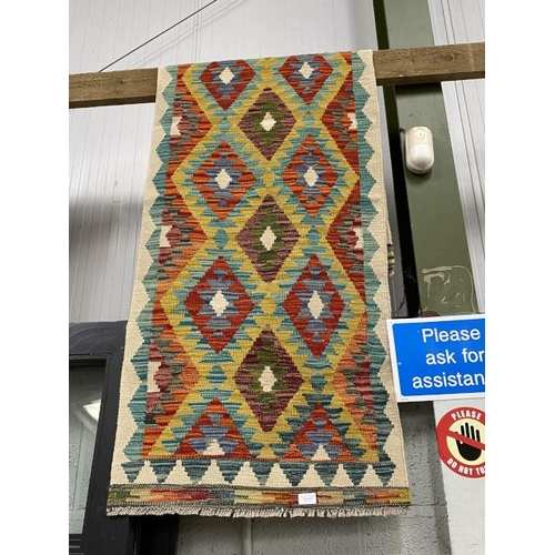 143 - Chobi Kilim Runner 198cm x 64cm