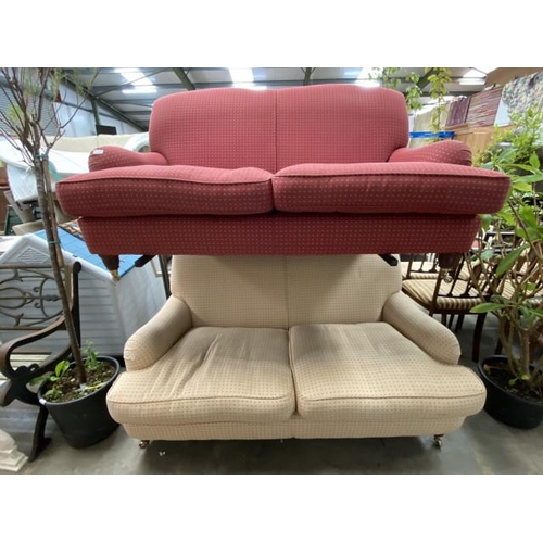 30 - 2 good quality two seater settees 165W