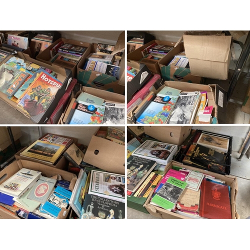 503 - 12 boxes of OS maps, books and ephemera of local interest etc