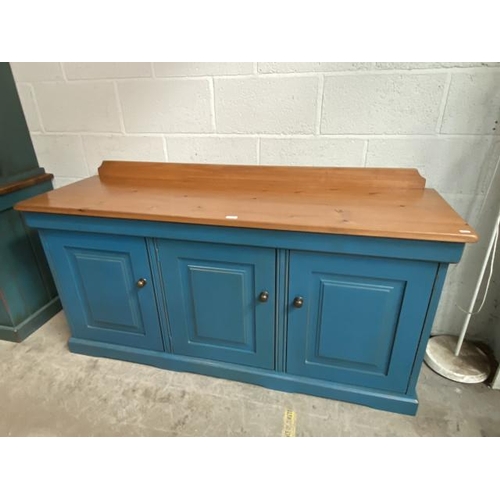 80 - John Lewis of Hungerford 'Artisan Kitchen' sideboard 77H 160W 49D