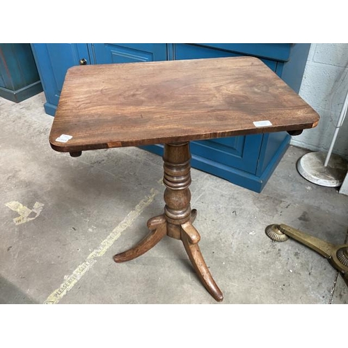 89 - Regency mahogany lamp table 73H 62W 46D