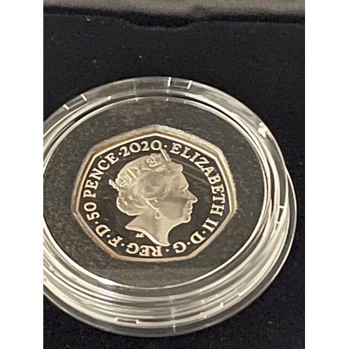 382 - “The Royal Mint” Withdrawal from The European Union, 2020 UK 50p Silver Proof Coin 
Denomination: 50... 