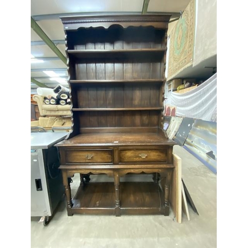 182 - Titchmarsh & Goodwin style oak dresser 202H 117W 45D