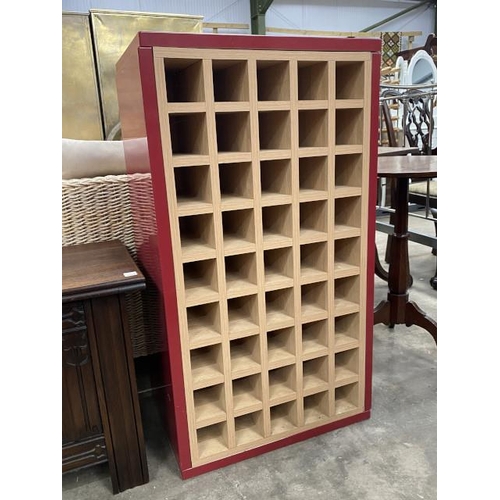 193 - Contemporary 45 bottle wine rack 99H 54W 40D