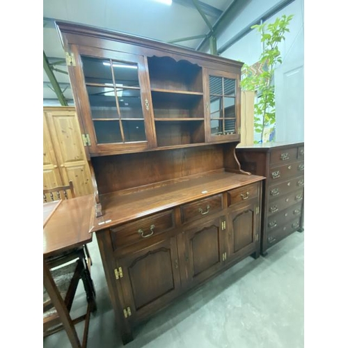 196 - Bevan Funnell oak dresser 182H 137W 44D