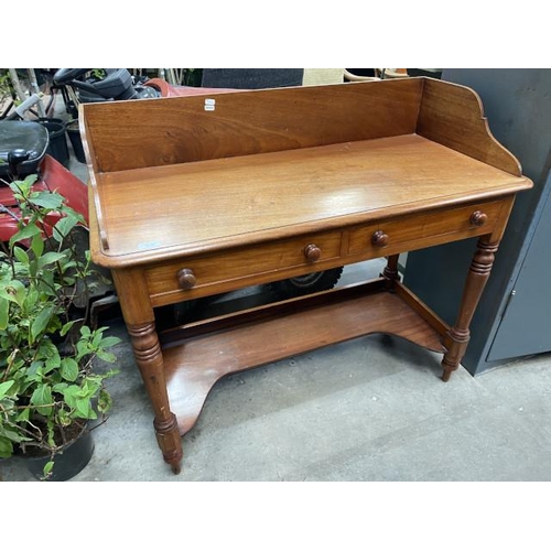 199 - Victorian mahogany washstand 92H 107W 49D