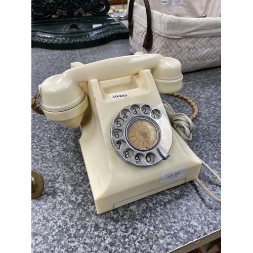 297 - Vintage Bakelite phone converted & working order