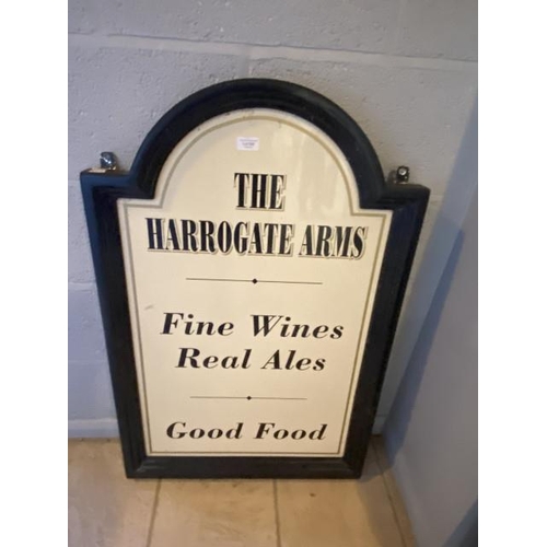 339 - 'The Harrogate Arms' pub sign 94H 61W