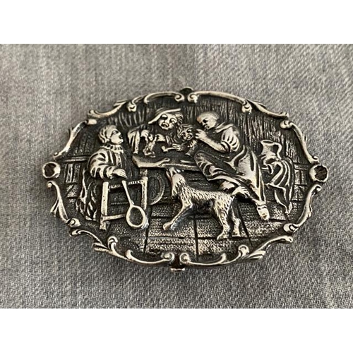 392 - Dutch silver brooch