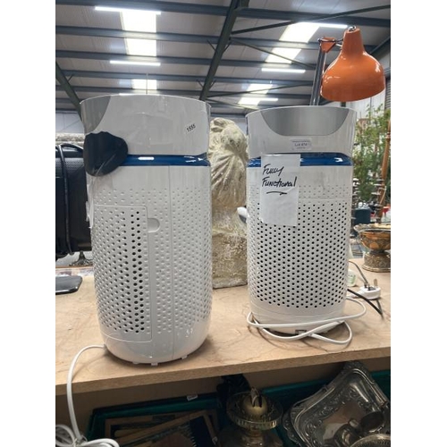 474 - 2 Homedics 5 in 1 total clean air purifier AP-T20WT-GB (One sold for spares or repairs)