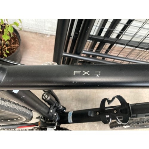 3 - TREK FX 3 hybrid bike with 2 panniers