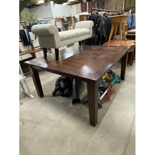 132 - Mexican pine dining table 78H 140W 160D