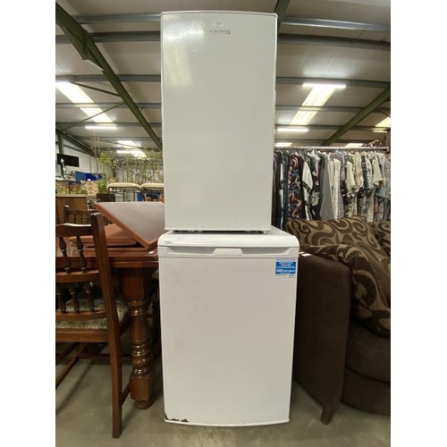 139 - BEKO undercounter freezer (rust to bottom edge) 55W & a ElectriQ undercounter fridge 45W