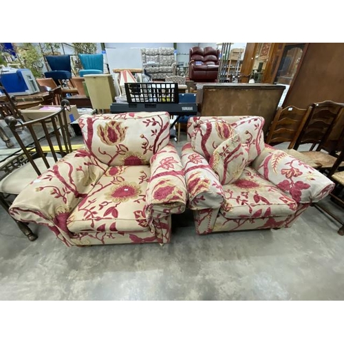 190 - 2 Duresta 'Woodberry' armchairs 95W