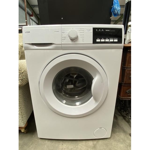 82 - LOGIK L814WM20 8kg 1400 spin washing machine 55W