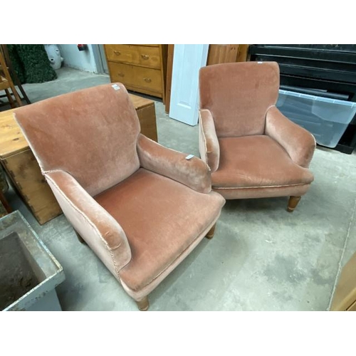 110 - A pair of Edwardian bedroom chairs 53W