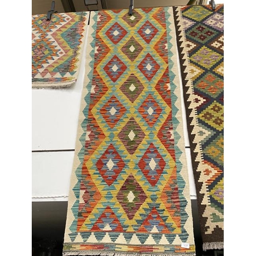 181 - Chobi Kilim Runner 198cm x 64cm