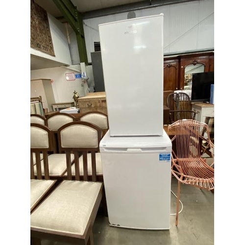 99 - BEKO undercounter freezer (rust to bottom edge) 55W & a ElectriQ undercounter fridge 45W