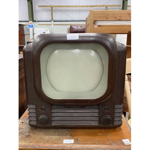 161 - Vintage Bakelite Bush Radio TV (Type TV22) sold as seen