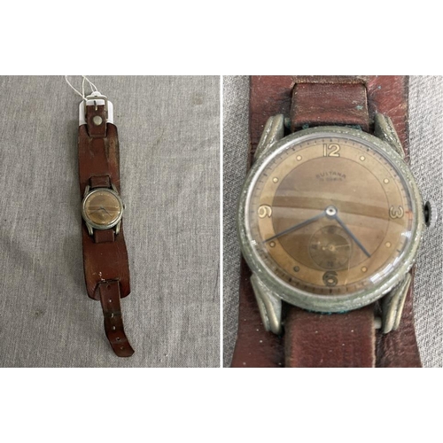 356 - Sultana 15 rubis military watch (sold as seen)