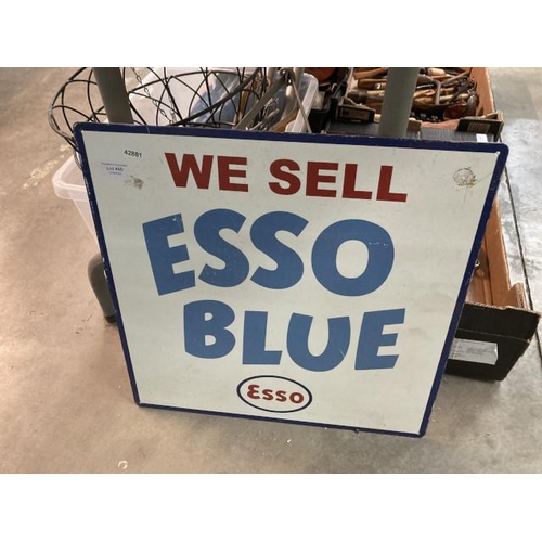 450 - Reproduction enamel 'Esso' sign 46cm square