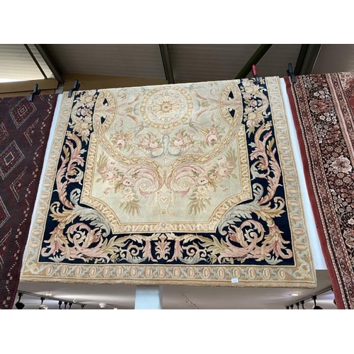 46 - French style Aubusson rug 185 x 275cm