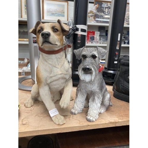 470 - Country Artists 'Jack Russell Terrier' 33H & Miniature Schnauzer 25H