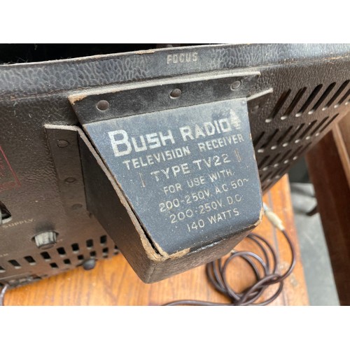 161 - Vintage Bakelite Bush Radio TV (Type TV22) sold as seen