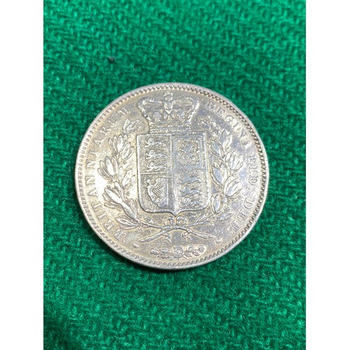 349 - Victoria 1845 silver crown