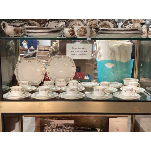 354 - Aynsley fine bone china tea service, 38 pieces