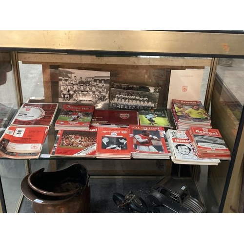 355 - Collection of Arsenal football programmes inc. Arsenal v Blackpool season 1954-55, Arsenal v Manches... 