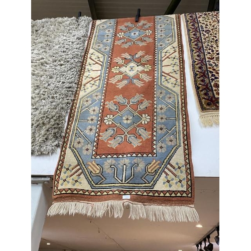 50 - Hand knotted Kayam rug 270 x 81cm